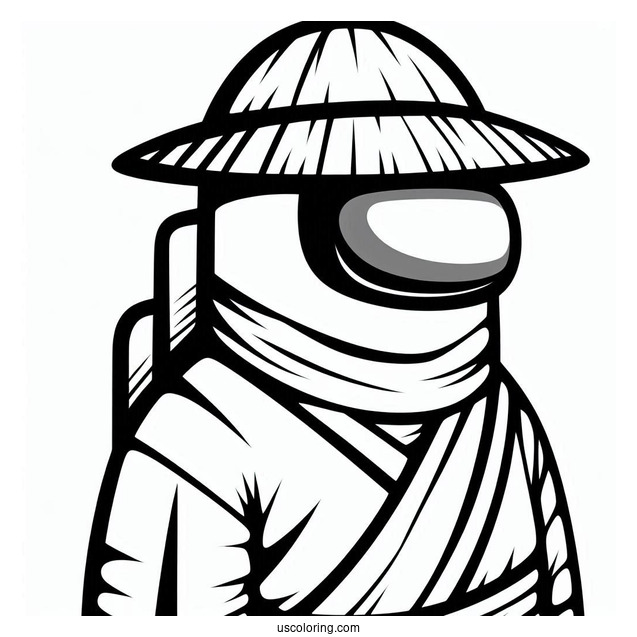 Among Us Samurai Skin