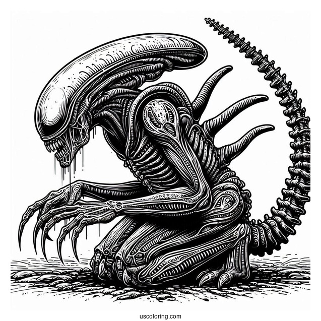 Xenomorph Alien From Ridley Scott Movie For Adults