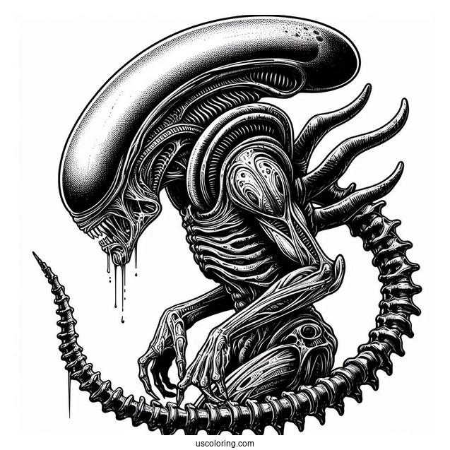 Xenomorph Alien From Ridley Scott Movie For Adults