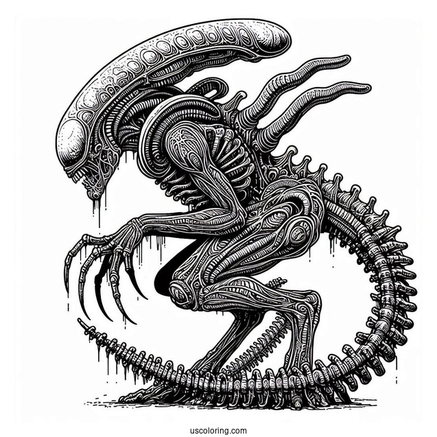 Xenomorph Alien From Ridley Scott Movie For Adults