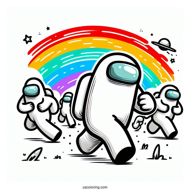 Crewmates Running Away