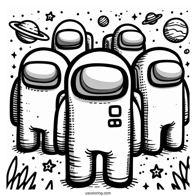 Crewmates Suspecting One Another To Color