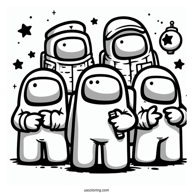 Crewmates Suspecting One Another To Color