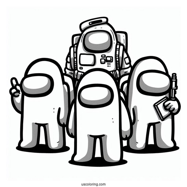 Crewmates Suspecting One Another To Color