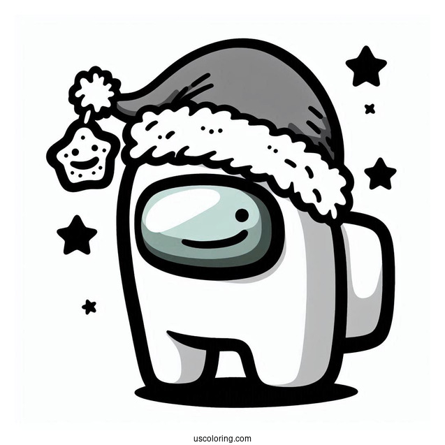 Crewmate Wearing Santa Hat