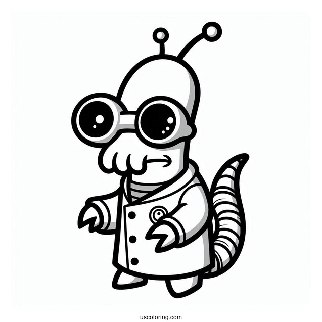 Dr Zoidberg From Futurama Coloring Page