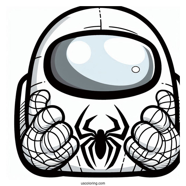 Among Us Spider-Man Skin