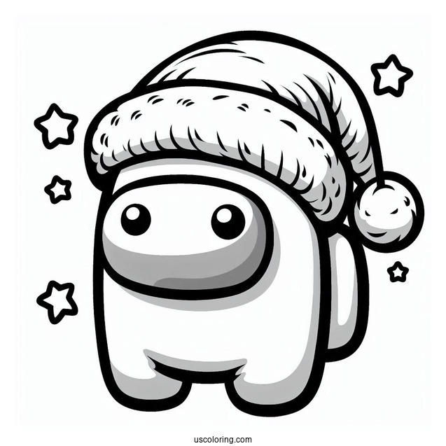 Crewmate Wearing Santa Hat