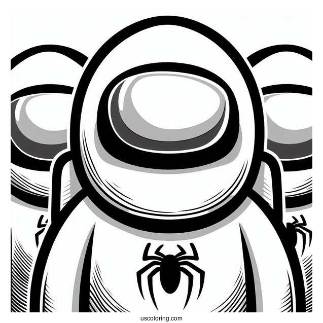 Among Us Spider-Man Skin