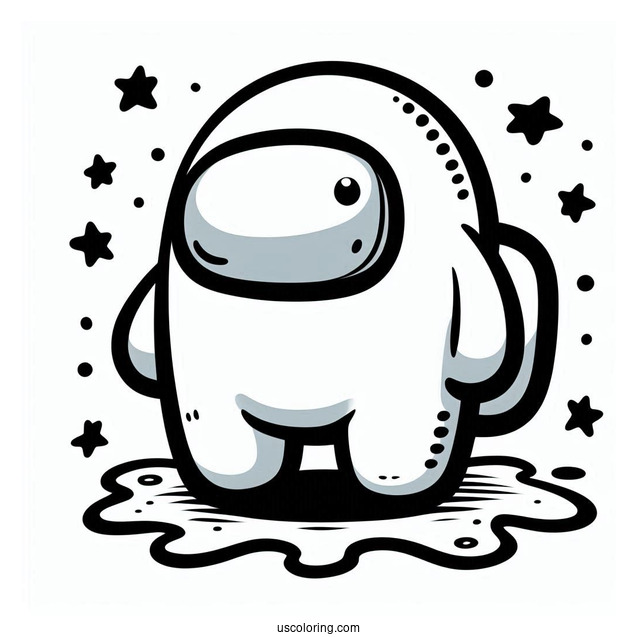 Among Us Adventure Time Coloring In