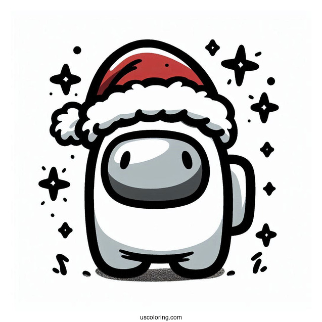 Crewmate Wearing Santa Hat