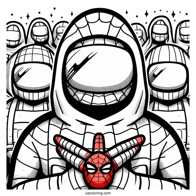 Among Us Spider-Man Skin