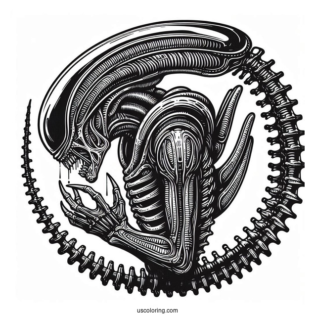 Xenomorph Alien From Ridley Scott Movie For Adults