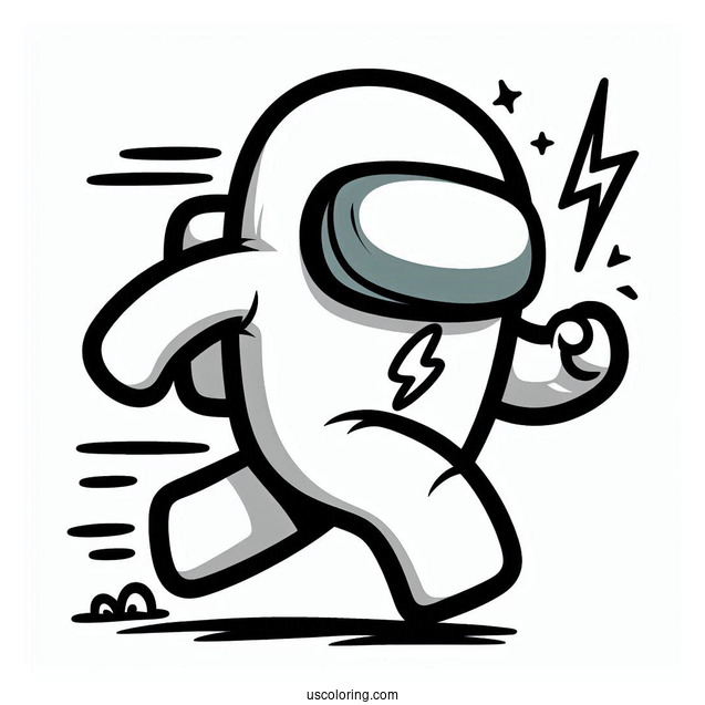 Flash Among Us Being Chased