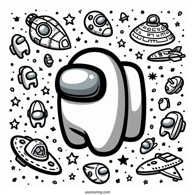 Among Us Spaceship Map