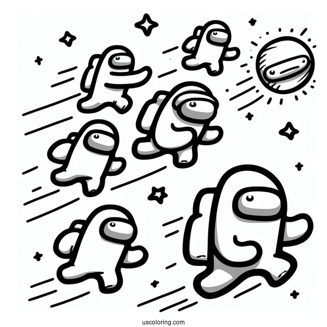 Crewmates Running Away