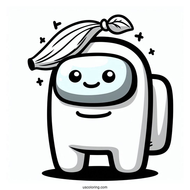 Crewmate With Banana Peel On Head