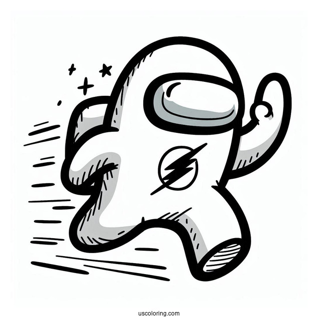 Flash Among Us Being Chased