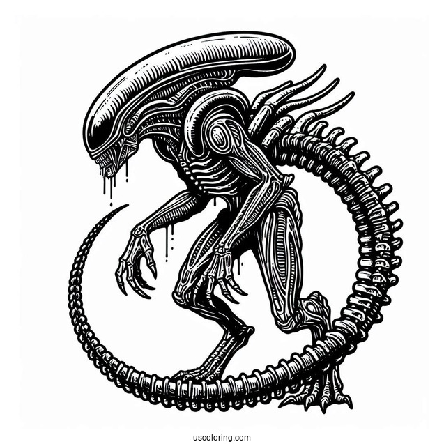 Xenomorph Alien From Ridley Scott Movie For Adults