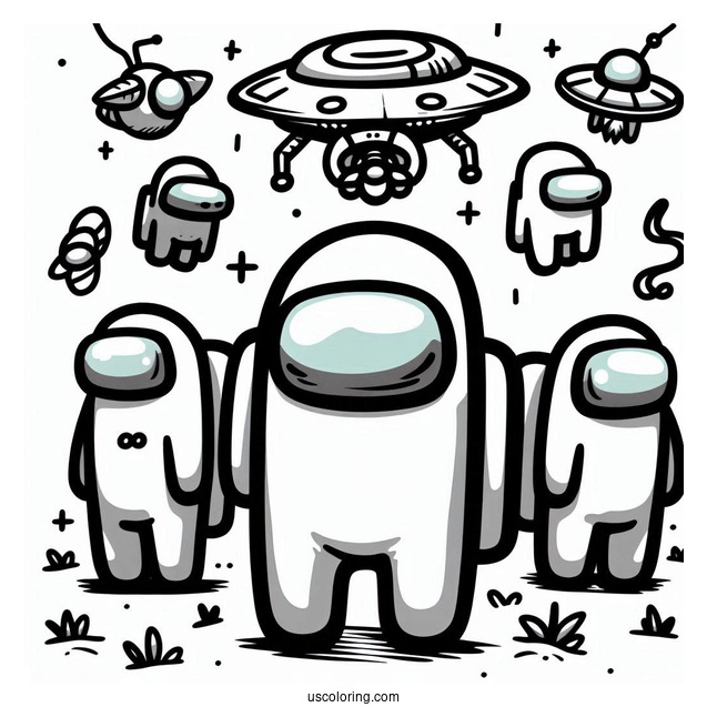 Crewmates Suspecting One Another To Color