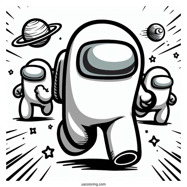 Flash Among Us Being Chased