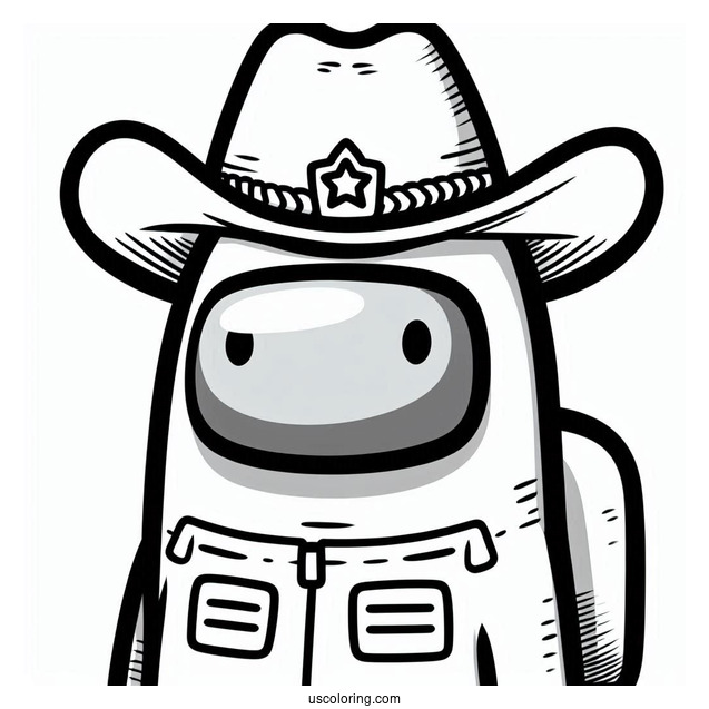 Crewmate Wearing Cowboy Hat