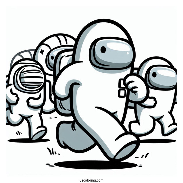 Crewmates Running Away