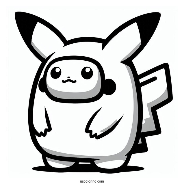 Pikachu Pokemon Among Us