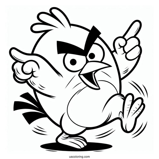 Angry Bird Chuck Dancing