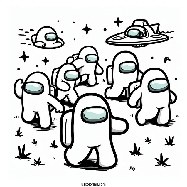 Crewmates Running Away