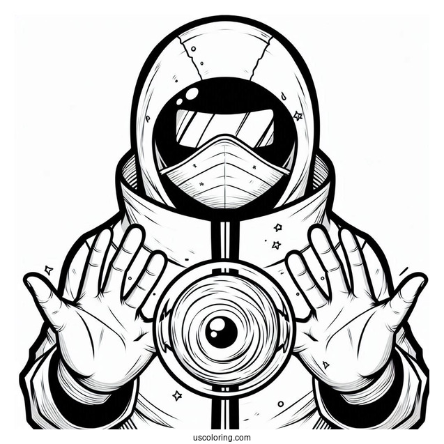 Naruto Among Us Holding Rasengan