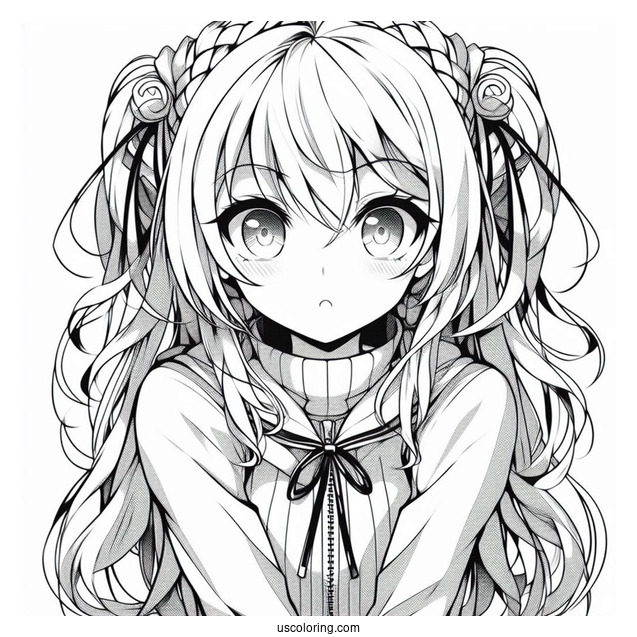 Air Gear Anime Itsuki Minami Coloring Page