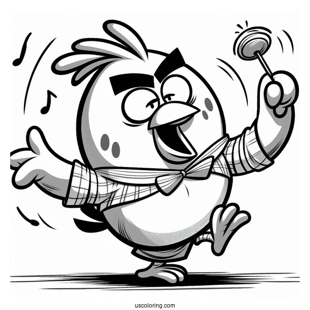 Angry Bird Chuck Dancing