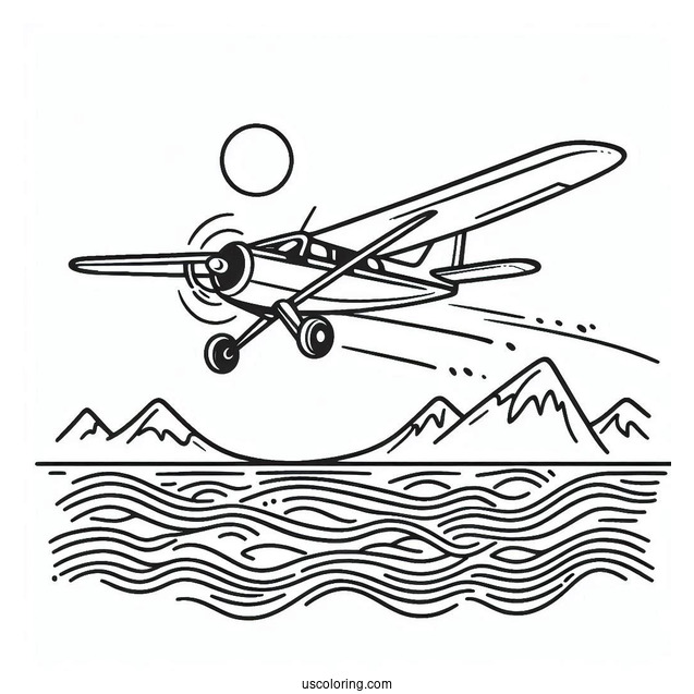 Simple Outline Of Water Plane