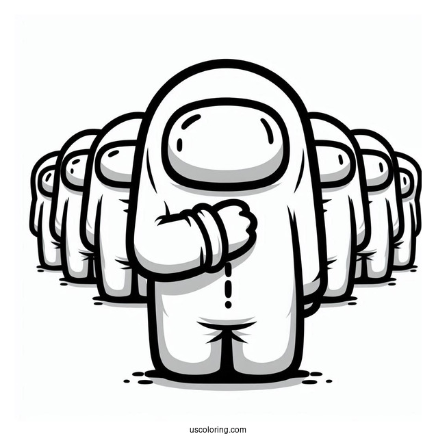 The Imposter Making Quiet Pose