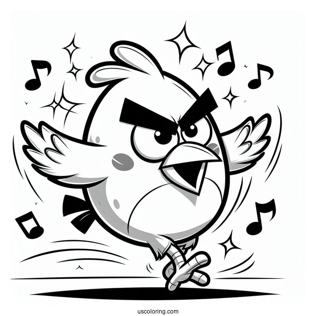 Angry Bird Chuck Dancing