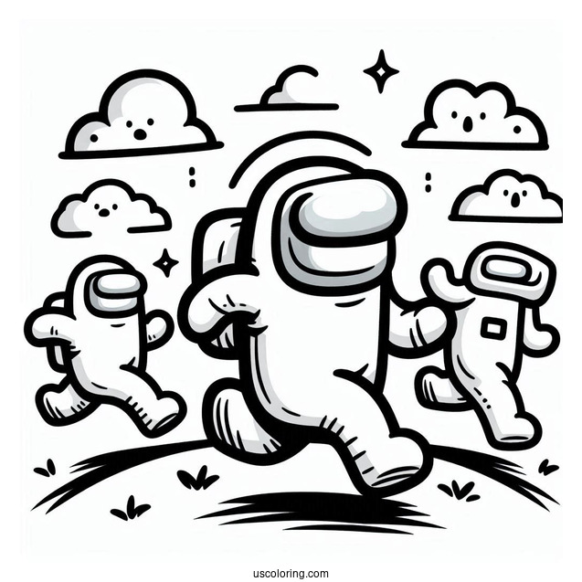 Crewmates Running Away