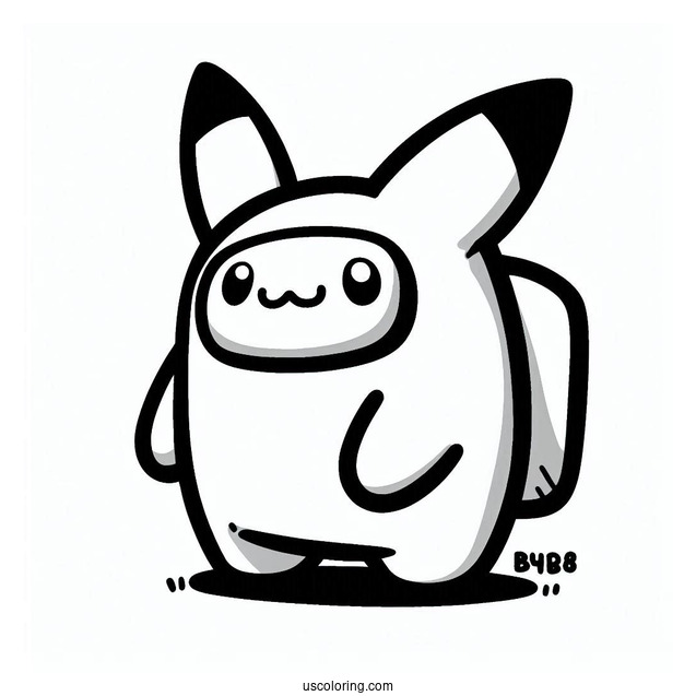 Pikachu Pokemon Among Us