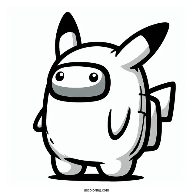 Pikachu Pokemon Among Us
