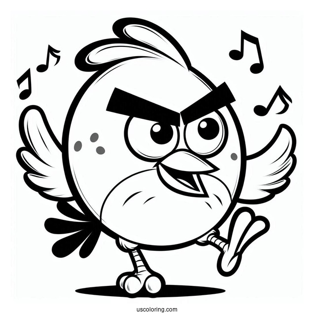 Angry Bird Chuck Dancing
