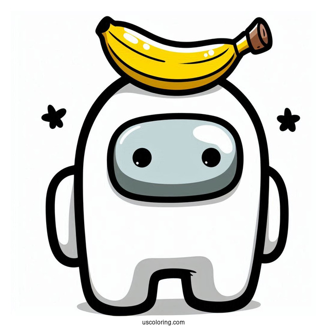 Crewmate With Banana Peel On Head