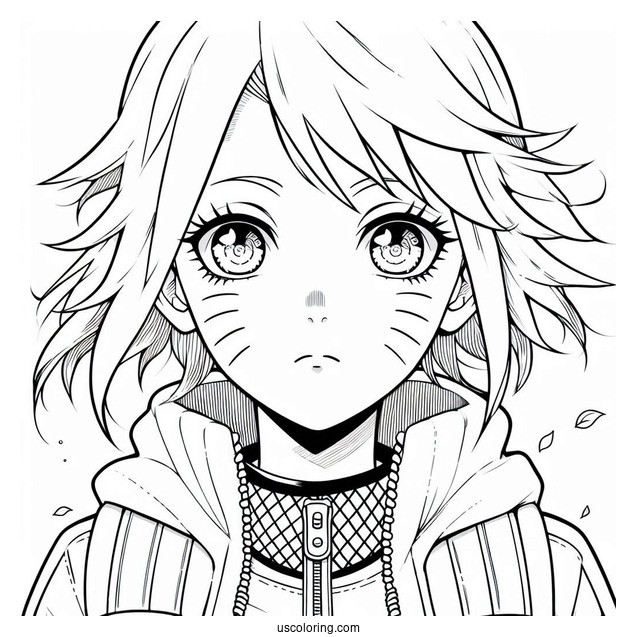 Young Naruto Coloring Page