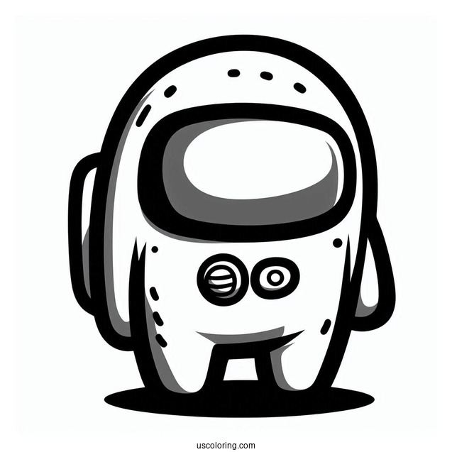 Naruto Among Us Coloring In For Kids