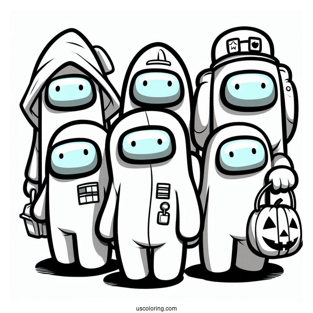 Crewmates Trick-or-Treating