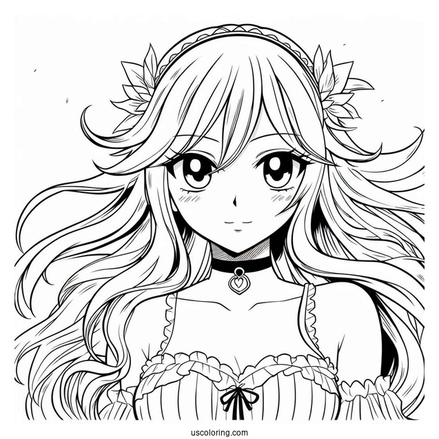 Fairy Tail Anime Coloring Page