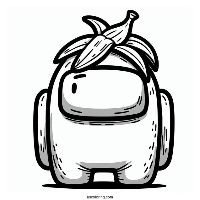 Crewmate With Banana Peel On Head