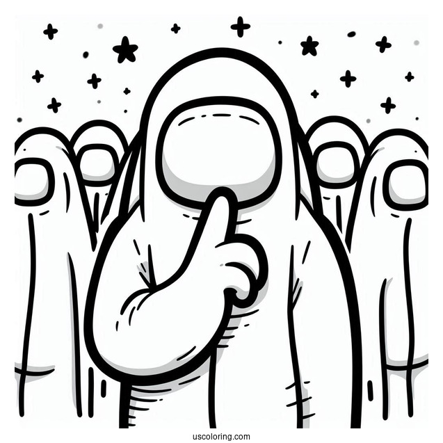 The Imposter Making Quiet Pose