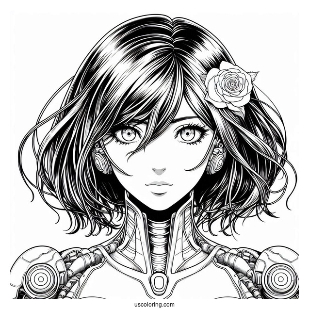 Alita Battle Angel Outline