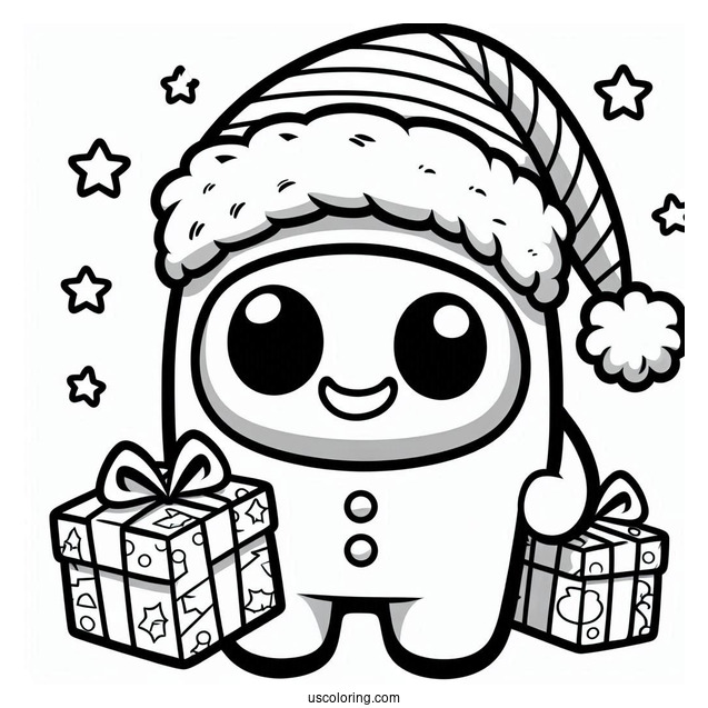 Crewmate in Christmas Elf Skin