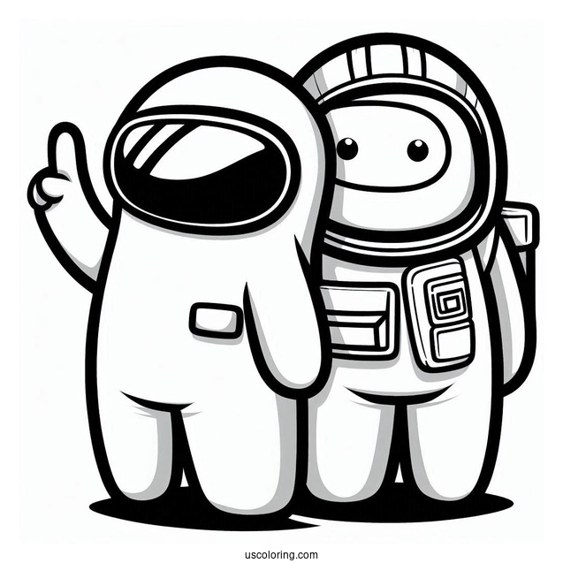 Two Crewmates Identifying Imposter